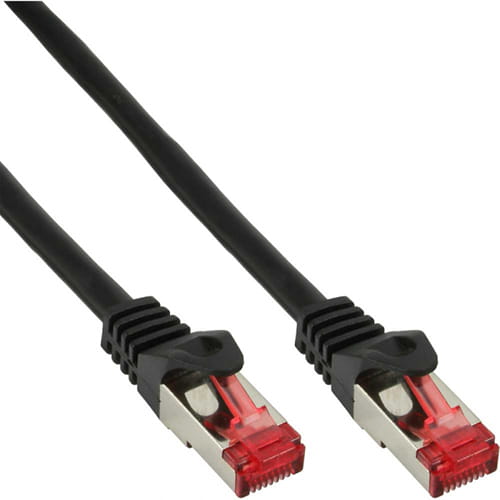Cable FTP Cat.6. 25cm Negro