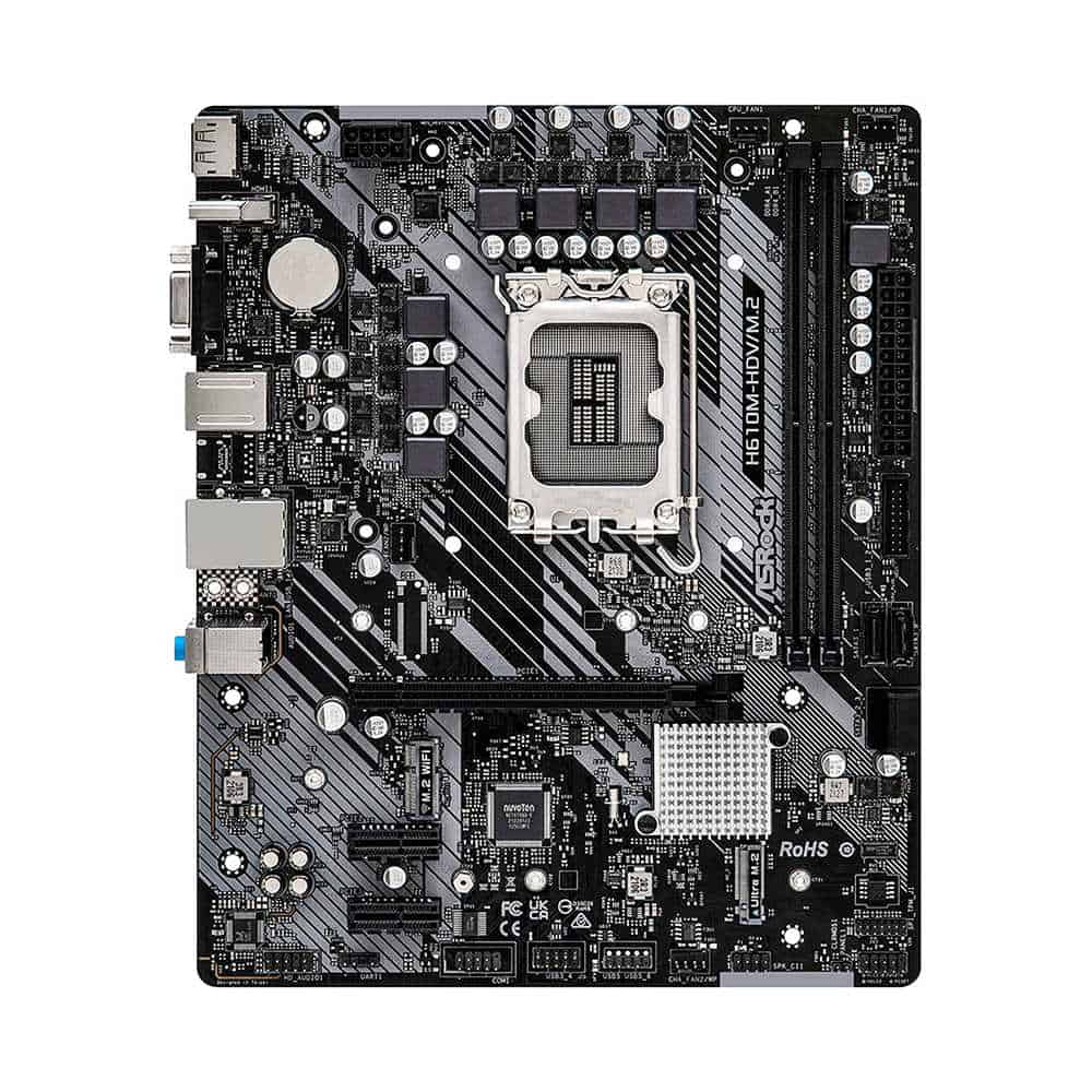 Asrock H610M-HDV/M.2. Socket 1700. Micro-ATX. - DDR4