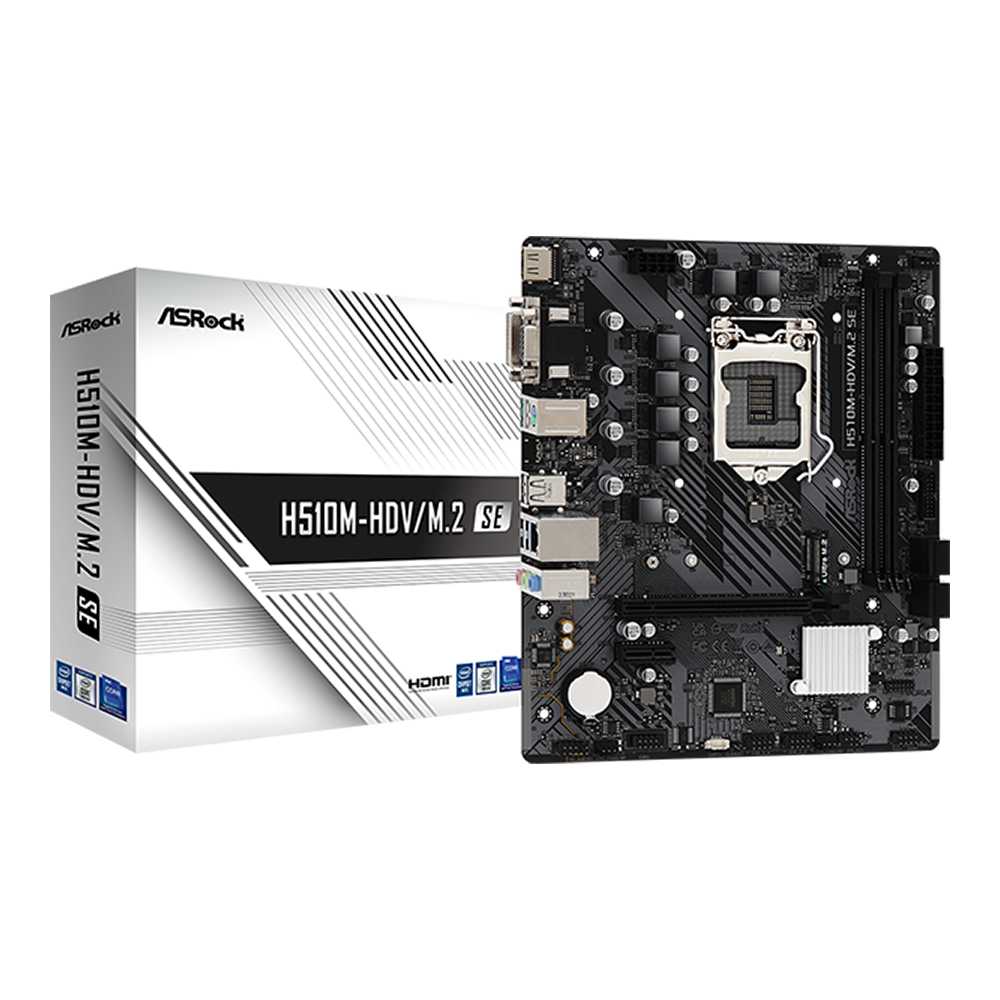 Asrock H510M-HDV/M.2 SE. Socket 1200. Micro-ATX - DDR4