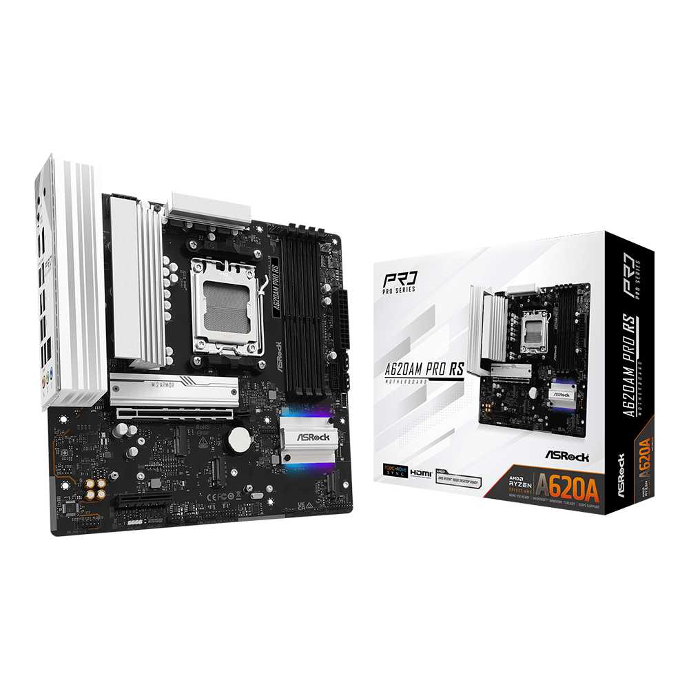 Asrock A620AM Pro RS. Socket AM5. Micro-ATX - DDR5