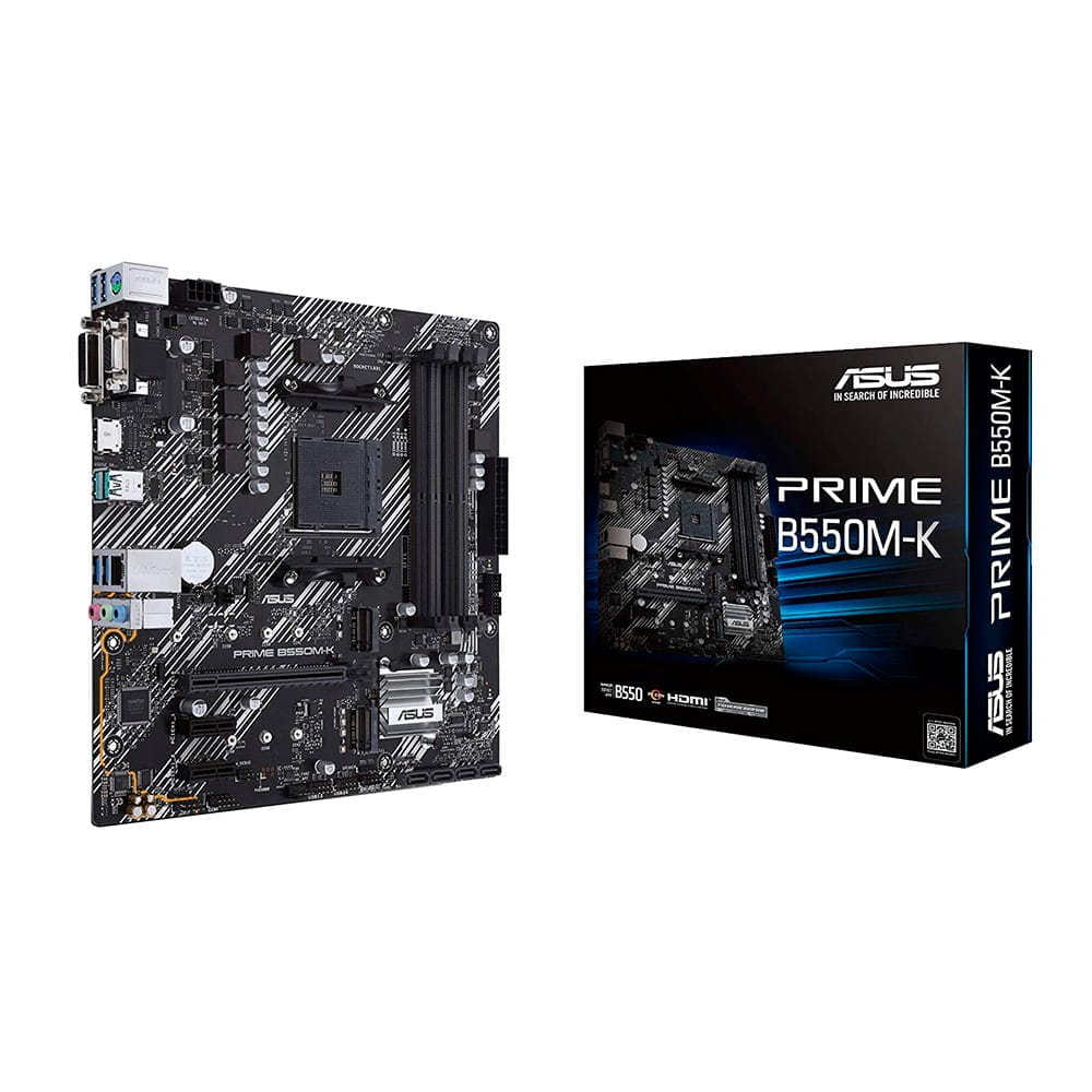 Asus Prime B550M-K. Socket AM4. Micro-ATX.- DDR4