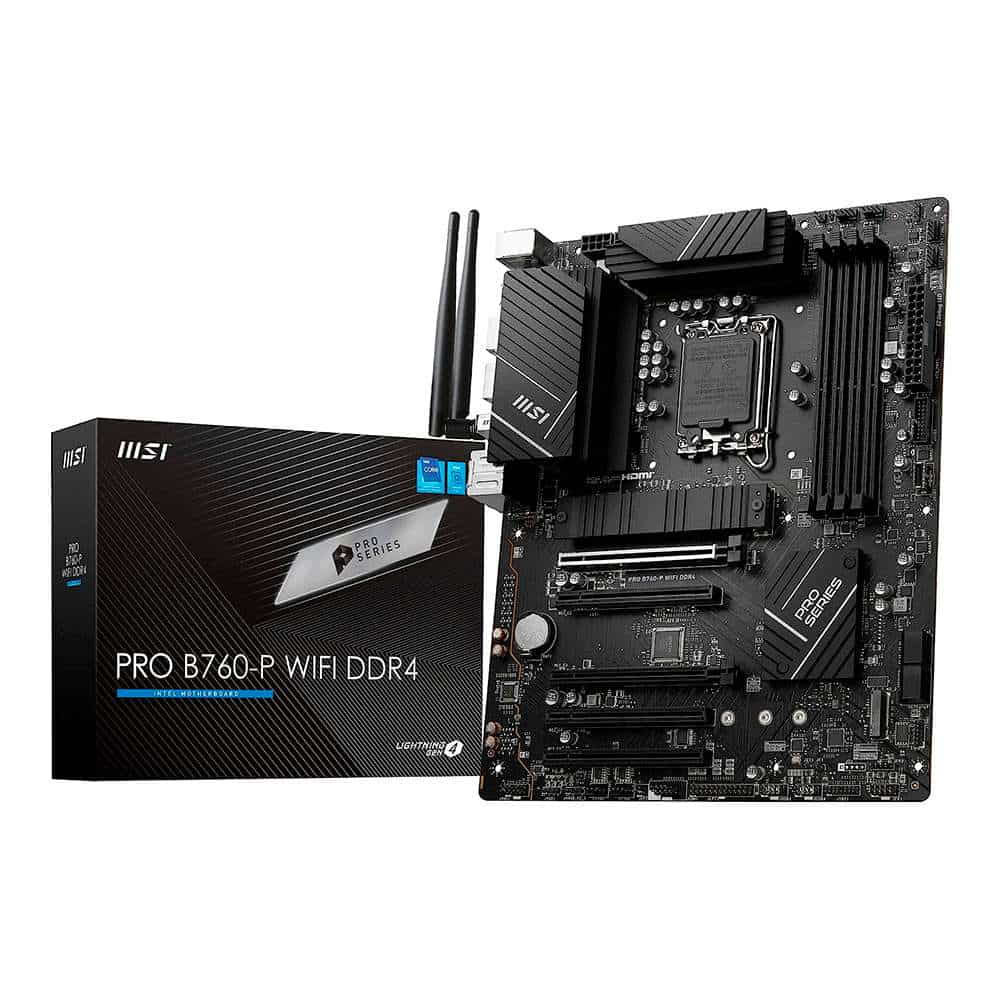 MSI Pro B760-P WiFi DDR4. Socket 1700. - DDR4