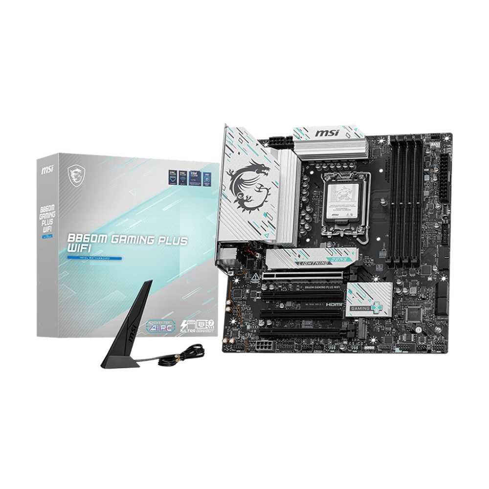 MSI B860M Gaming Plus WiFi. Socket 1851. Micro-ATX - DDR5