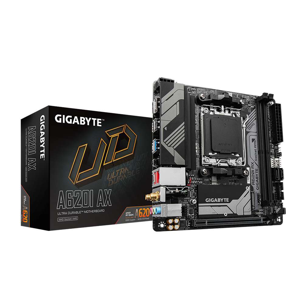 Gigabyte A620I AX. Socket AM5. Mini-ITX. - DDR5