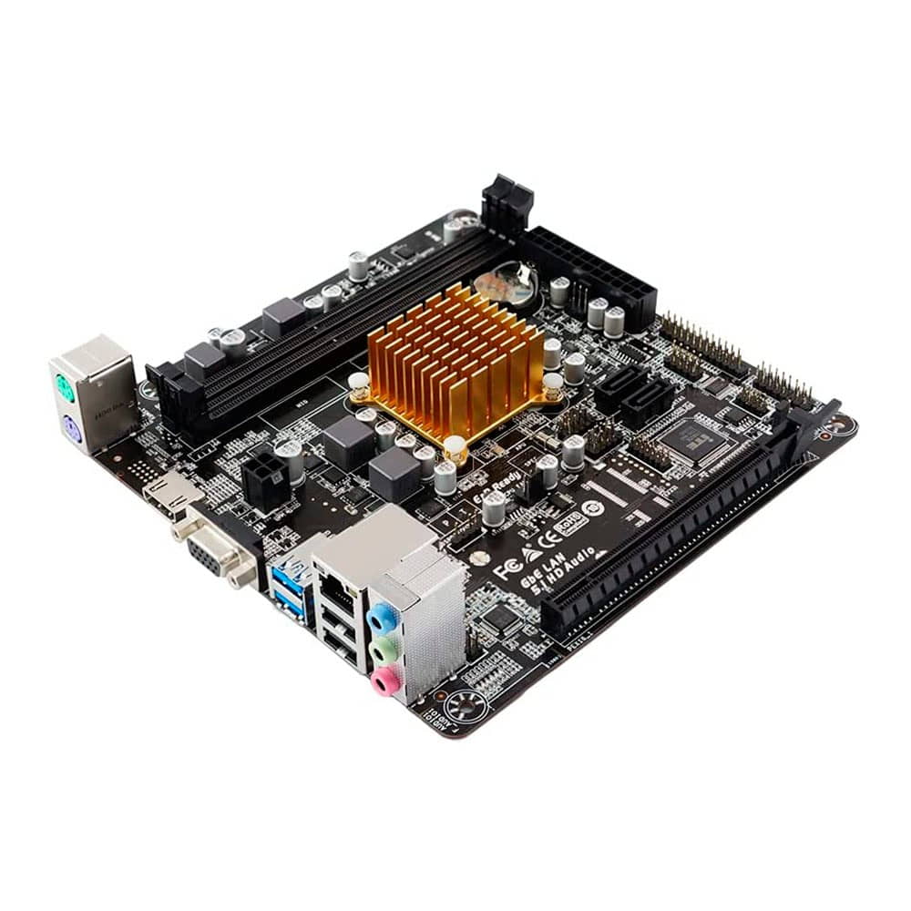 Biostar A68N-2100K. AMD E1-6010. Mini-ITX. - DDR3