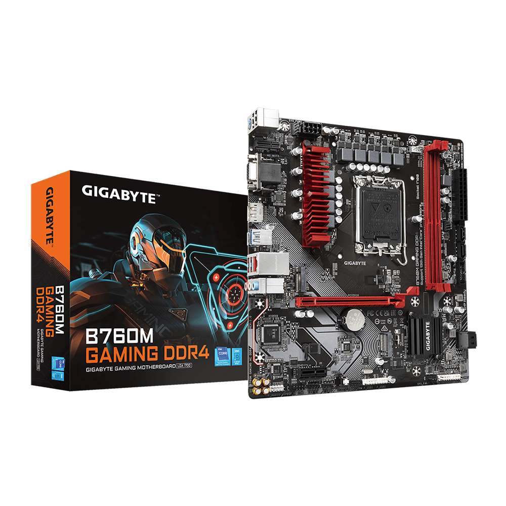 Gigabyte B760M Gaming DDR4. Socket 1700. Micro-ATX. - DDR4