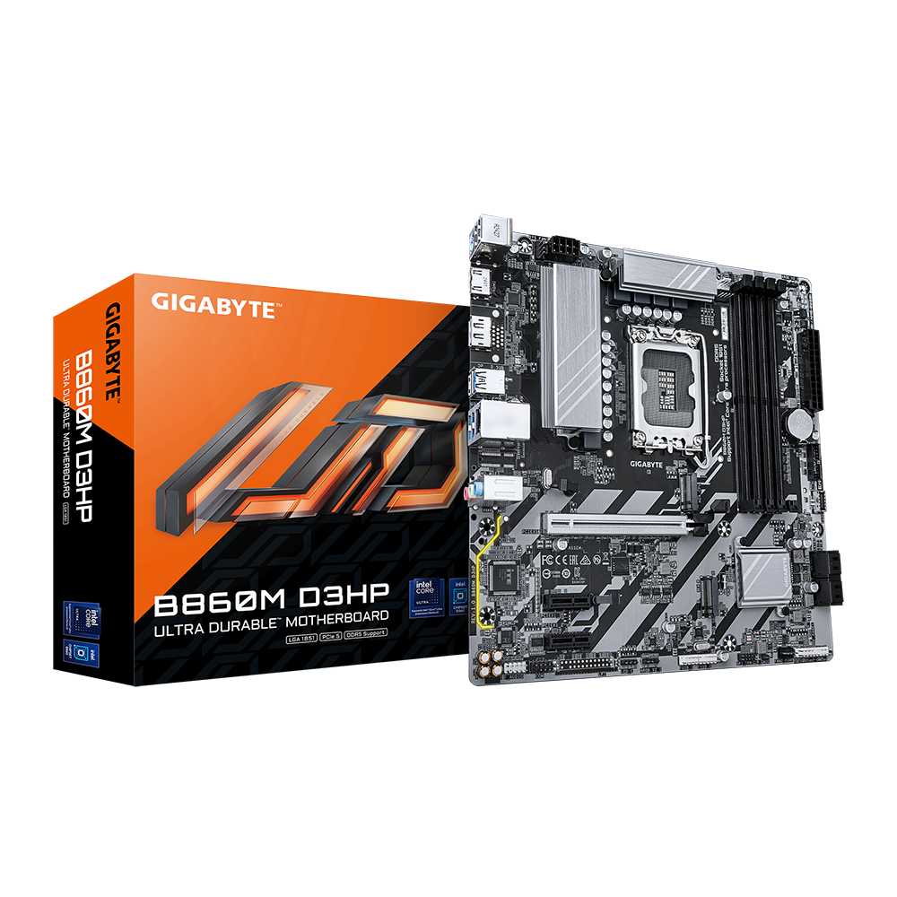 Gigabyte B860M D3HP. Socket 1851. Micro-ATX - DDR5
