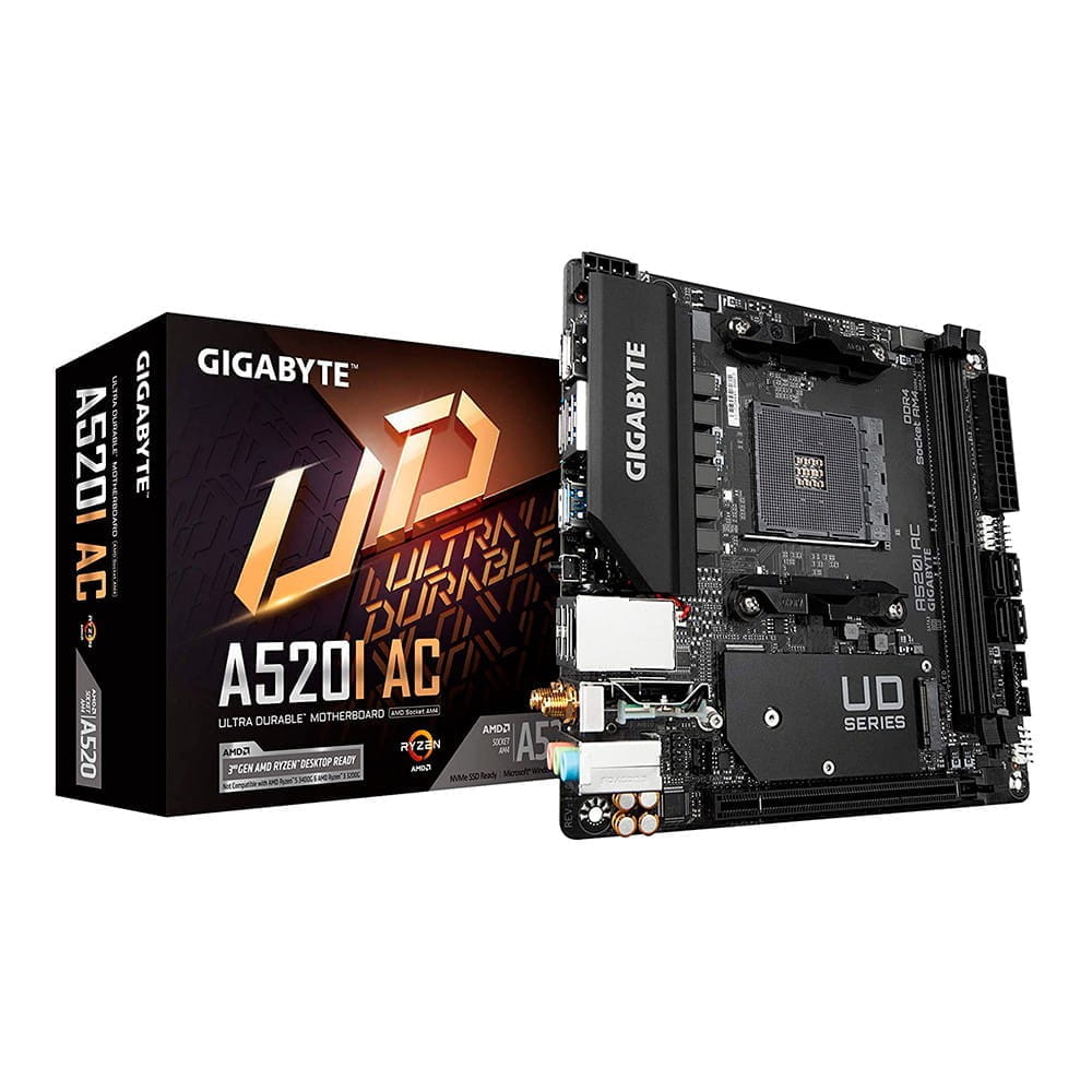 Gigabyte A520I AC. Socket AM4. Mini-ITX. - DDR4