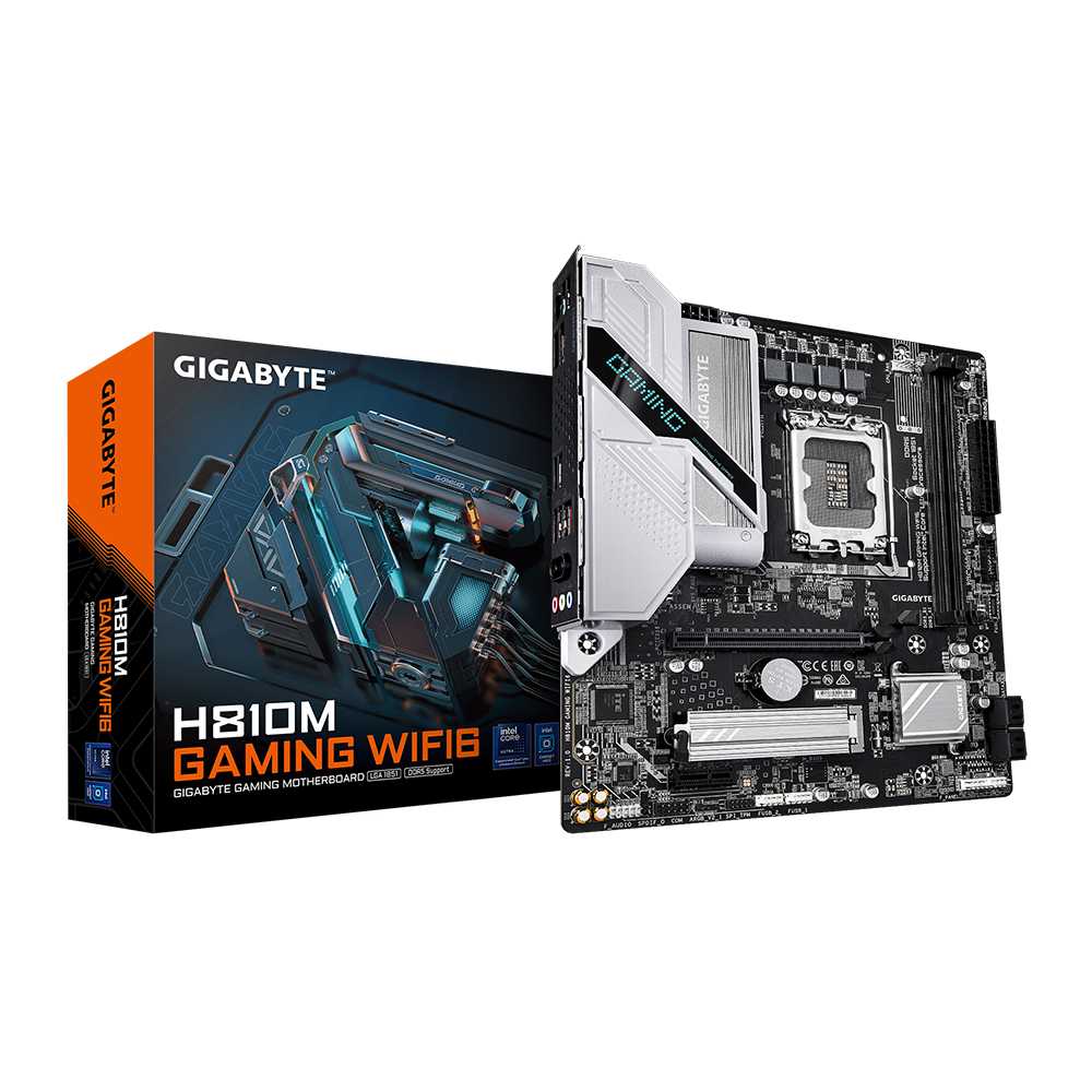Gigabyte H810M Gaming WiFi6. Socket 1851. Micro-ATX - DDR5