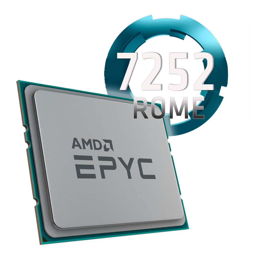 Amd EPYC 7252 3.1Ghz. Socket SP3. TRAY