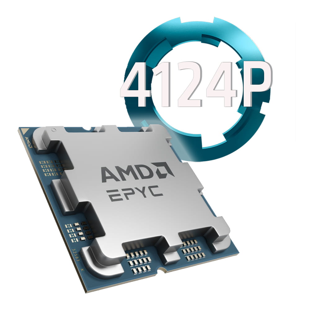 Amd EPYC 4124P 3.8Ghz Socket AM5. TRAY.