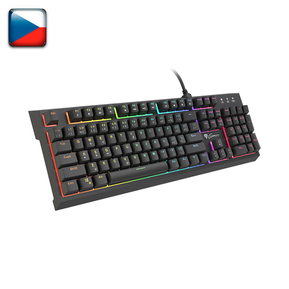 Teclado Mecánico Genesis Thor 200 RGB CZ/SK Layout HUB USB+Audio