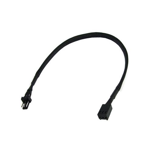 Phobya Alargo 3pin 30cm Sleeve Negro