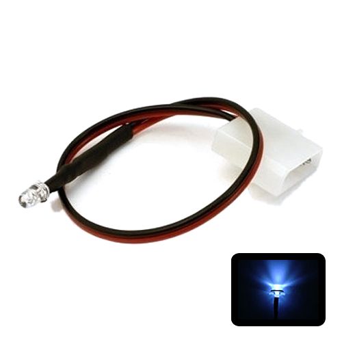 Phobya LED 5mm. Ultrahell Blanco