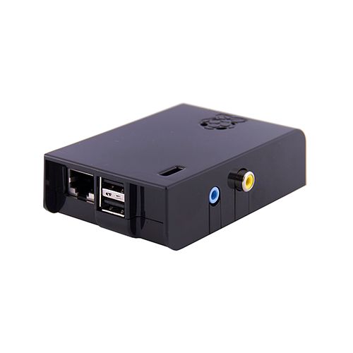 barebone Raspberry Pi con 512Mb - 2 USB Negra