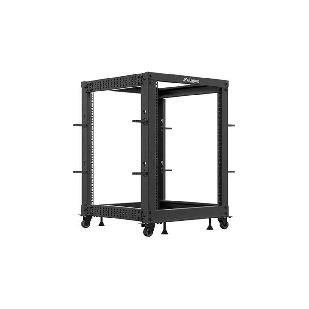 Lanberg Armario Rack Abierto ajustable 19" 15U 600x600-1100 OR01-6115-B