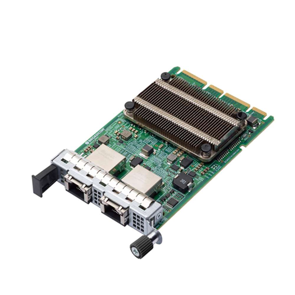 Broadcom N210TP. Broadcom BCM57416. 2x RJ45 10GbE. OCP 3.0.