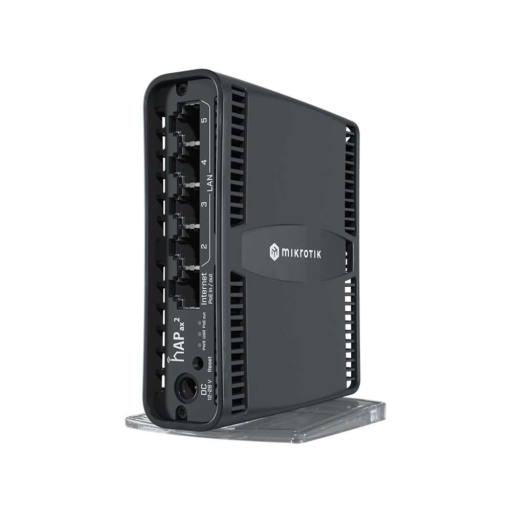 Mikrotik hAP-ax². Router Dual Band WiFi 6.