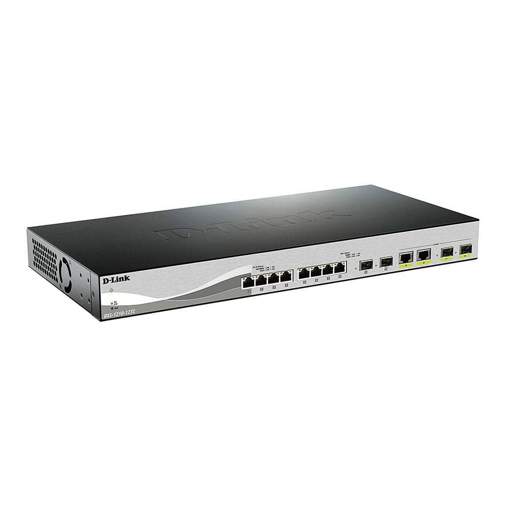 D-Link DXS-1210-12TC. Switch 8 Puertos 10Gb + 2 SFP 10Gb