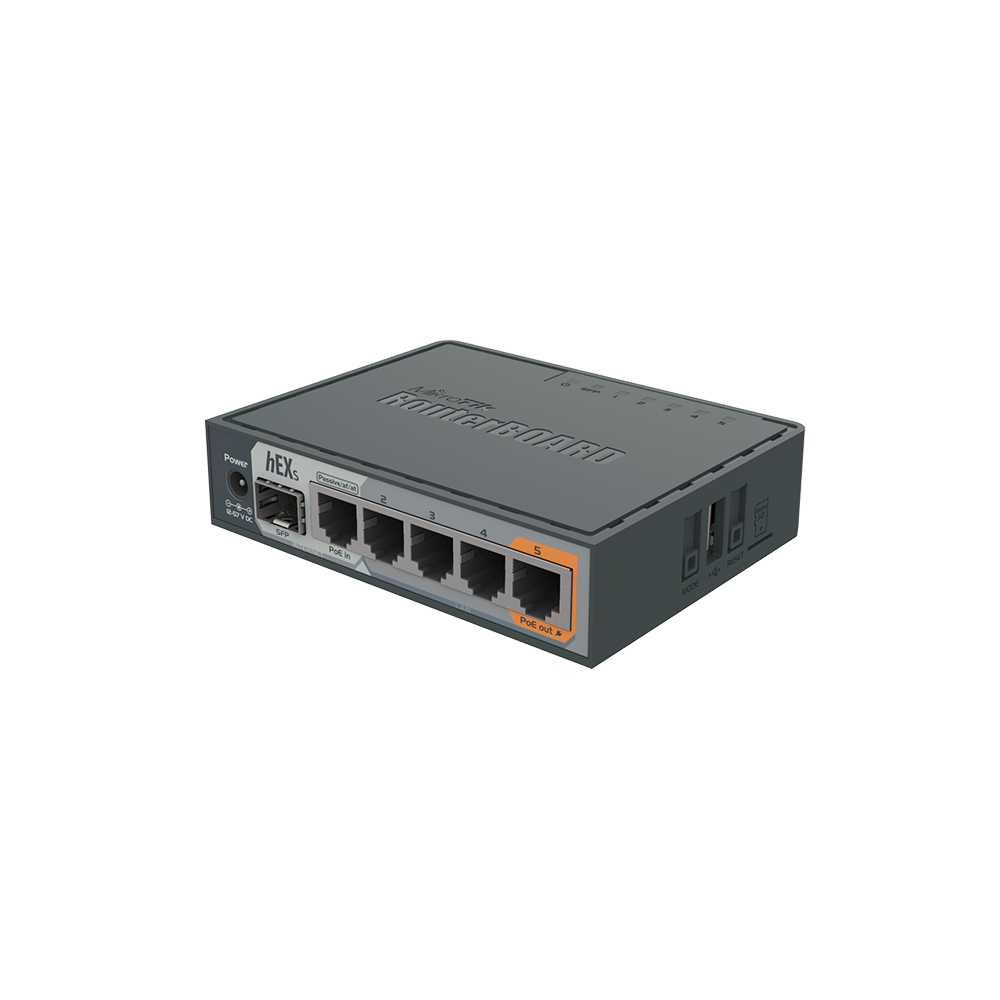 Mikrotik hEX S RB760IGS. Router Gigabit.