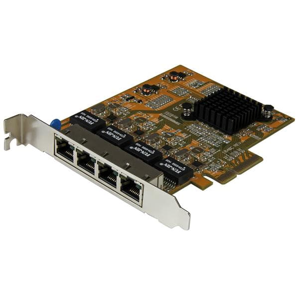 Startech ST1000SPEX43. Realtek RTL8111G. 4x RJ45 1GbE. PCIe x1.