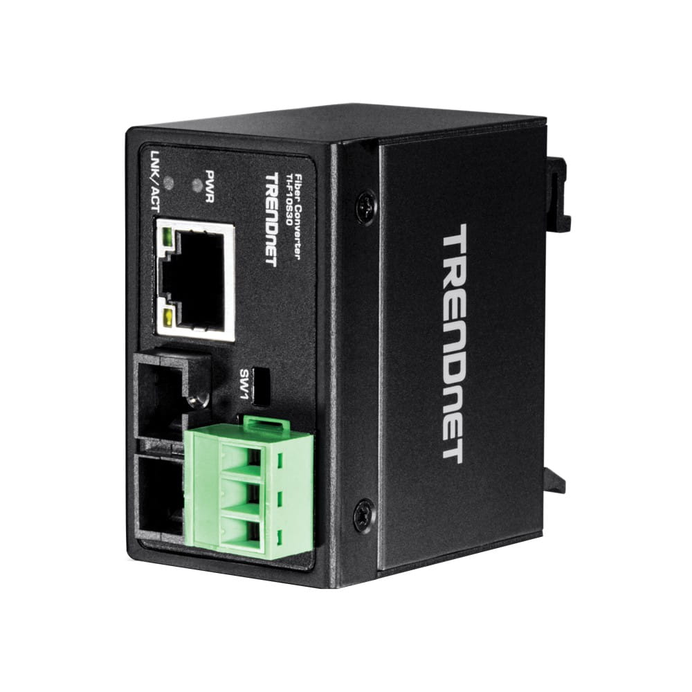 Trendnet TI-F10S30. Convertidor de fibra monomodo tipo SC 100Base-FX.