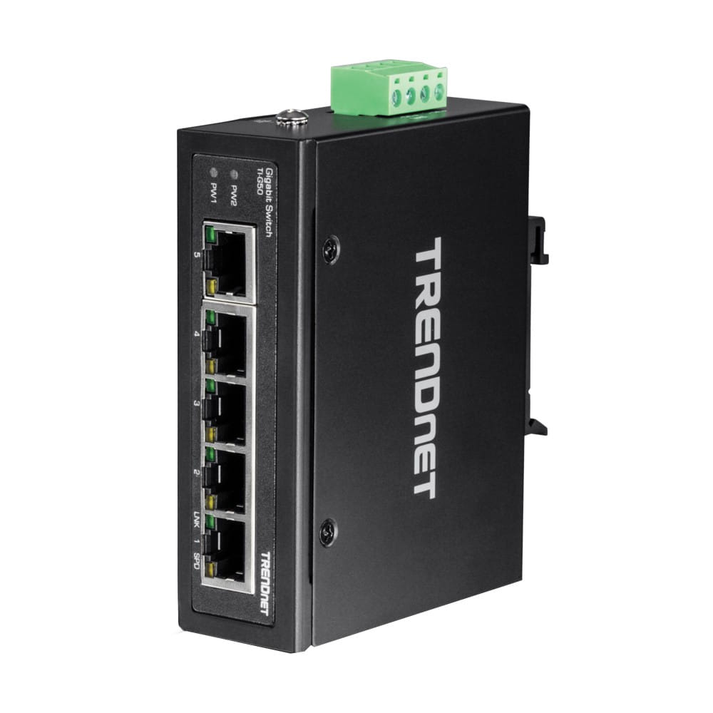 Trendnet TI-G50. Switch DIN-RAIL Gigabit 5 puertos.