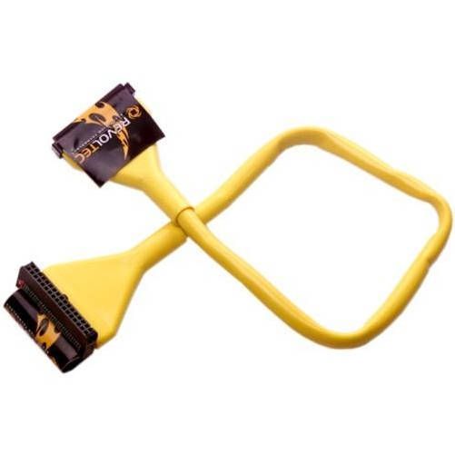 Cable Floppy redondo, 48 cm, amarillo