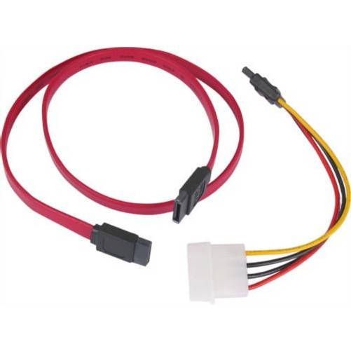 Cable datos Serial ATA y adaptador corriente SATA