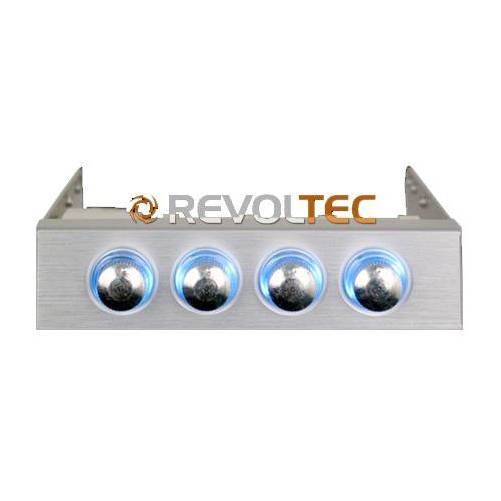 Regulador de Ventilador 3.5, 4-canales, plata