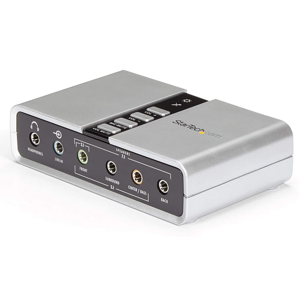 Startech ICUSBAUDIO7D. Tarjeta de sonido 7.1 USB.