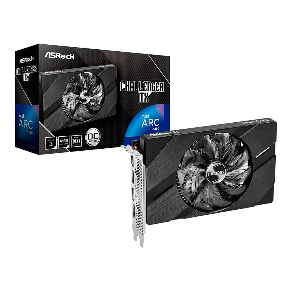Asrock Intel Arc A380 Challenger OC ITX 6Gb GDDR6