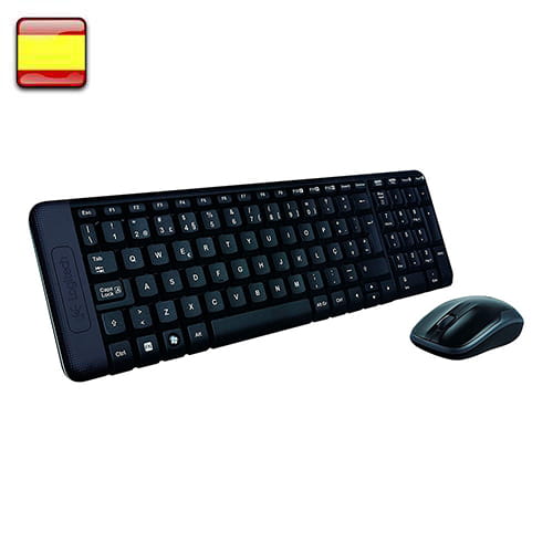 Logitech MK220. Kit teclado + ratón wireless.