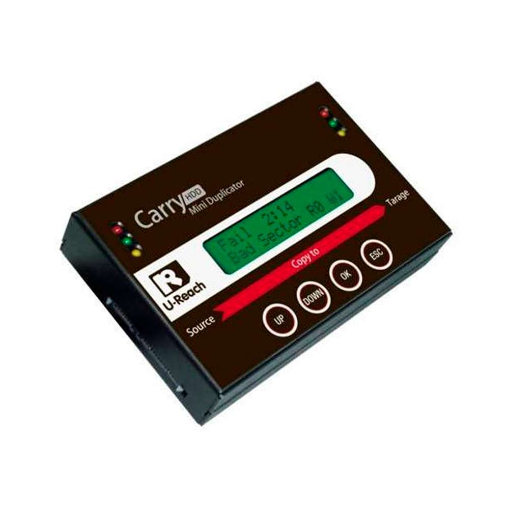 PRO118 - Duplicadora de disco duro SATA UReach portatil de 1 a 1