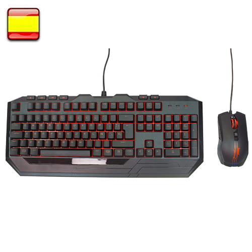 CM Storm Devastator II KIT Teclado+raton Rojo Mem-chanical