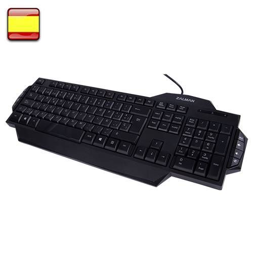Zalman K350M. Teclado multimedia 10 millones pulsaciones