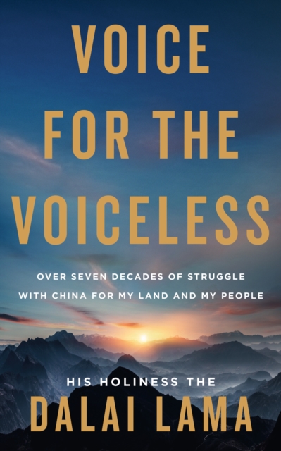 Voice for the Voiceless by His Holiness the Dalai Lama (Paperback Book)