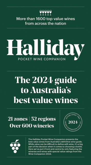 Halliday Pocket Wine Companion 2024 by Campbell Mattinson (Hardback Book)