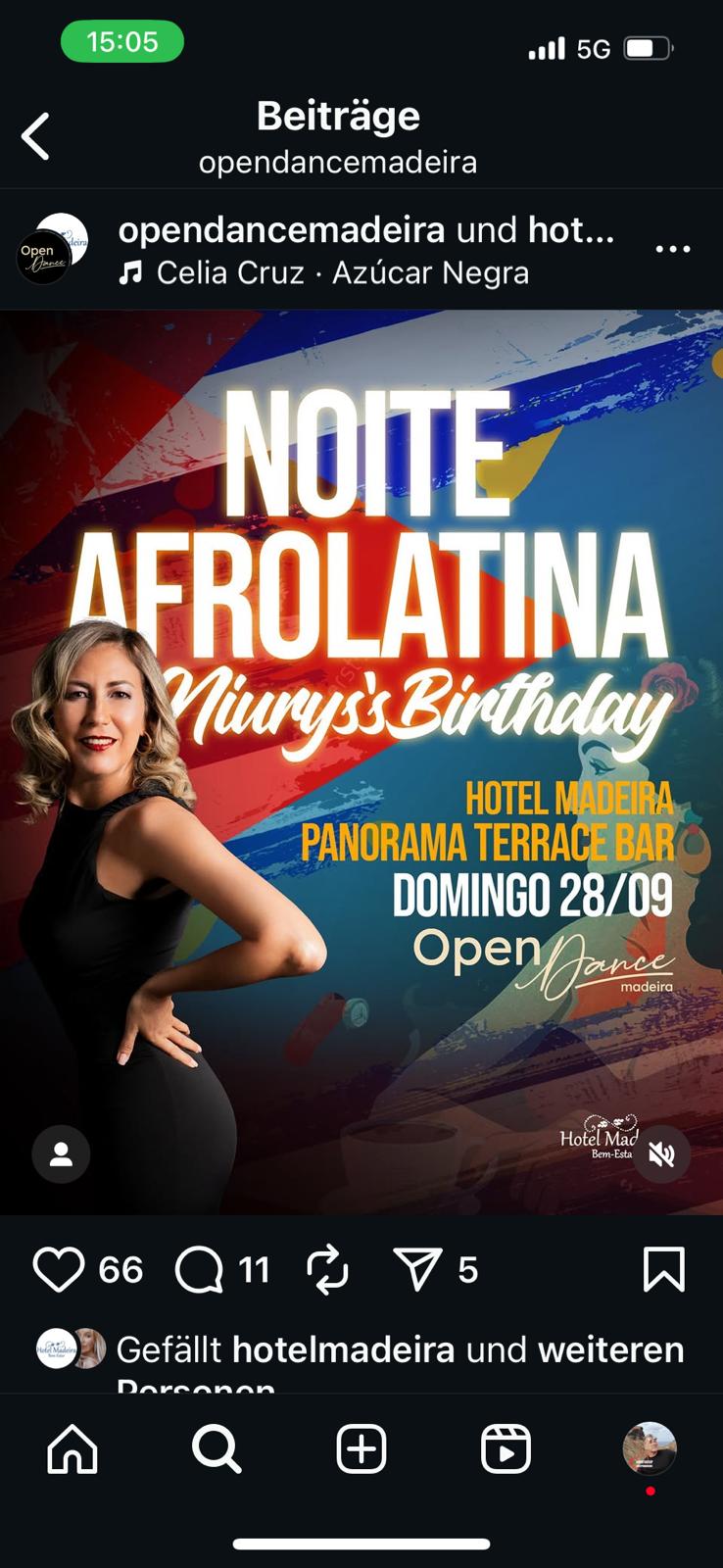 Noite Afrolatina Niuryss Birthday