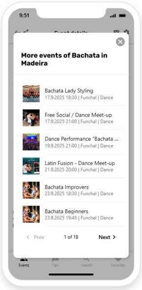 More events of Bachata in Madeira