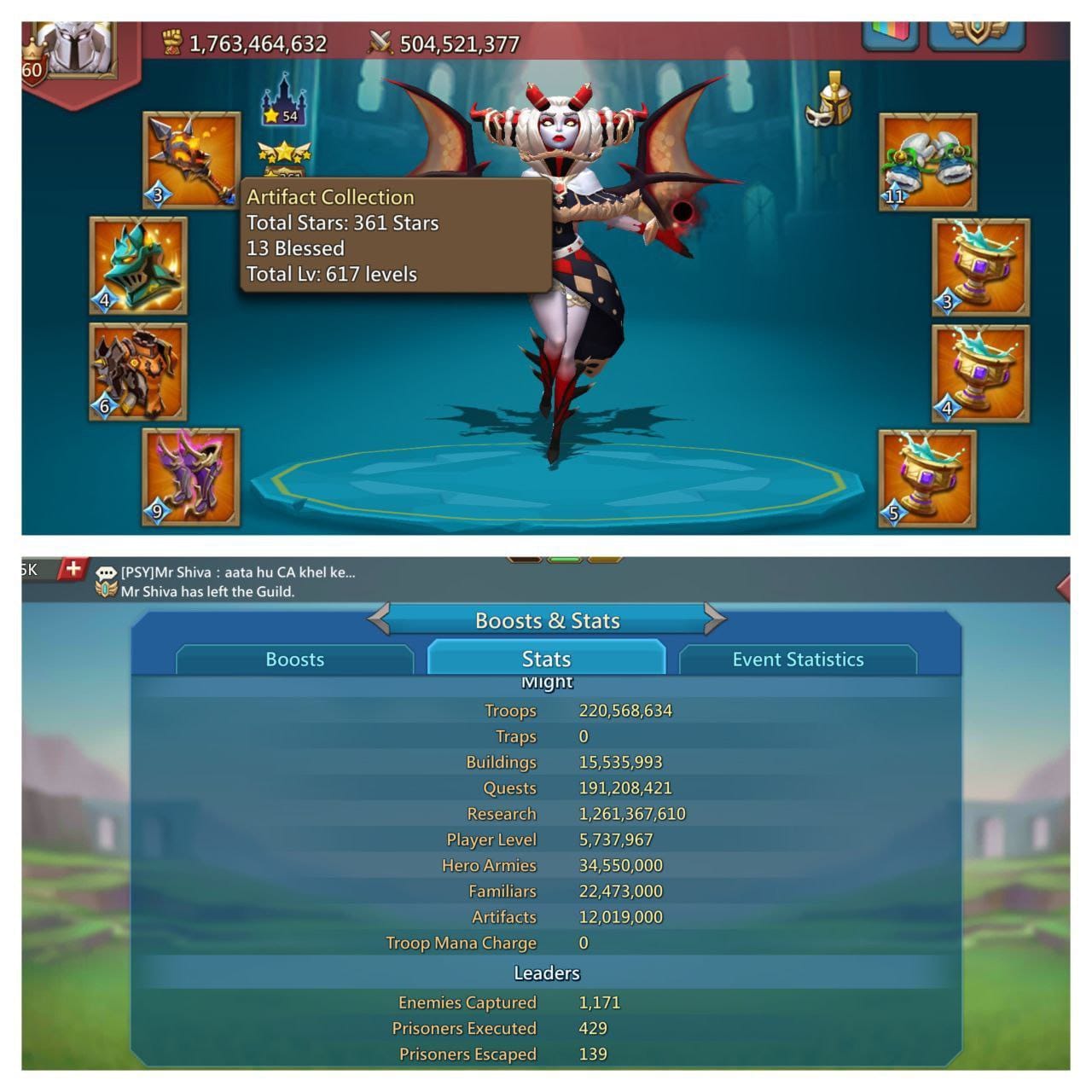 Leader skin Account 
480$+mm  ( Direct Owner )
Best deal 
Non-Champ Lead
1087-1003-1000% stats 

6 p5 fams in battel (10/10/10/10/10/8)

Link: single Gmail only 

Pm for more information 
+91 9587634406

Click here for album 
https://t.me/mur82528/4369?single
