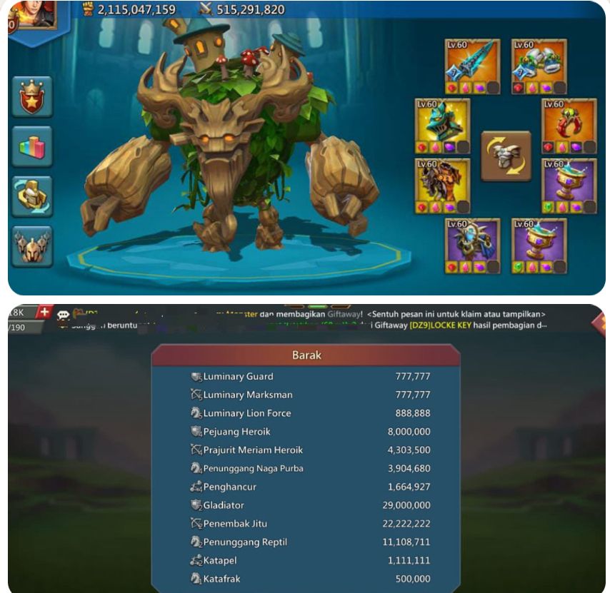 🔥*ACİL SATILIK 80M ASKERLİ DEV KALE*

💫Tek Tip Saldırılar : 820%-687%-689%
💫80M ASKER / 16M T4 / 2.5M T5
💫T5-SLOT4-KARŞI DESTEK MAX

✅Bağlantılar : Gmail

💰Fiyat : 4500TL - 114$
📕*TAKSİT İMKANI MEVCUTTUR*