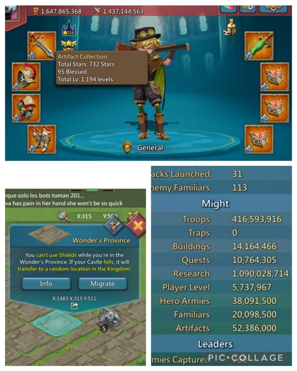 Price drop →$13,000+mm
Cab fly to k1483 
216 Castle 🌟95 Blessed ⭐
604-602–610% Base Stats
Stats: 1475%1425% 1460%
Good bags etc
201 scrolls 
Direct owner 
لعشاق الممالك المحظوره 
بيرتحل لمملكه 1483
نسب الابيض604–602–610% 
نسب فردى: 1475%1425% 1460%
نسب ميكس: 1149%
95مباركه✨ و 1194 مستوى 
216⭐ نجمه تحصين اشكال قلاع 
3 سكن بطل 
01مليون جوهره منهم 2مليون قابل للاهداء
حقيبه ممتازه + 201لفيفه ارتحال 
تم تنزيل السعر  13الف دولار+النسبه 
تفاصيل خاص للمهتمين 🔥
 متاح تقسيط يصل لمده 12شهر 🔥
* مالك مباشر
* https://wa.me/qr/NEYWKN7CLVS7K1