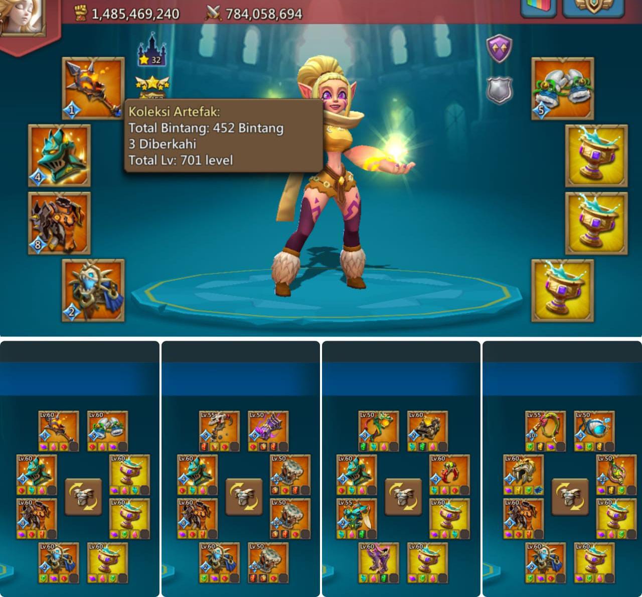*#WTS T5 SEMI RALLY LEAD KD 1015*
- BUFF 945% 943% 953%
- 4 FAM CASH (2 MAX)
- 28M TROPS
- 11 SKIN CASTIL
- 15 SCROL GULMIG
* GMAIL/FB 1 DATA
* HARGA 3.000.000
