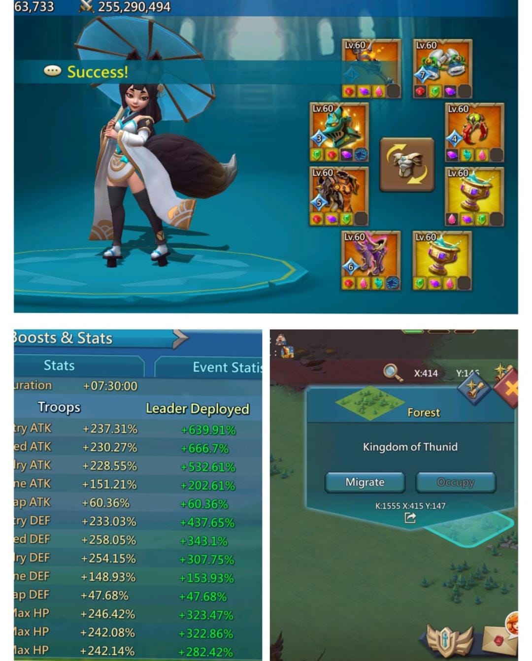 Rally lead k 1555
Stats mix 660%
10k daimond 
Stats +800
Price 330$+mm can talk