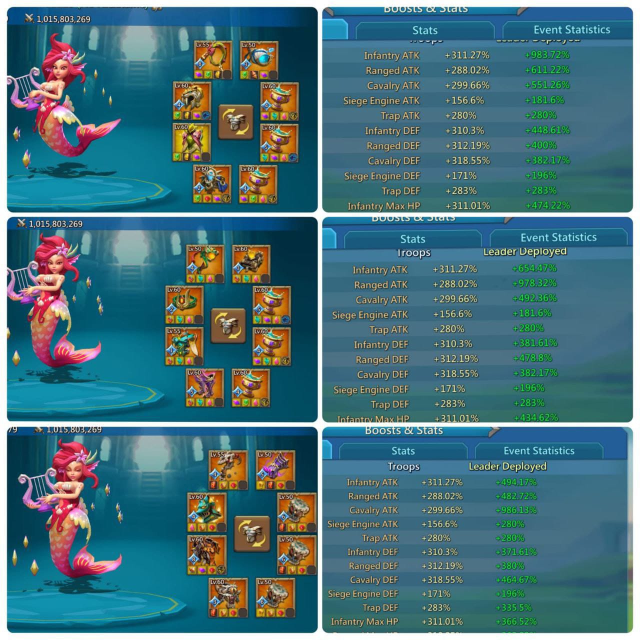 Price :- 480$+MM
1.9B Beast Rl
1 Walk Skin. 
4m Wonder 1 Gold champ
Loaded Consumables 
Mix:- 835/757/666
Blast:- 983/ 978/986
6 P2P Fam 5 Max
15 P2P hero gold
( DIRECT OWNER)