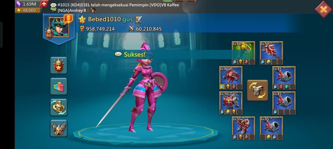 T5 GMAIL FB DEATH 
OLD KINGDOM
GEMS 1.7 M 
NO ELITE OPEN
BUFF 550+600  NO FF 
MIX 450+ NO FF
SCROLL 8
SKIN CASH 
RSS GOOD 
SPEED GOOD

80$

MM