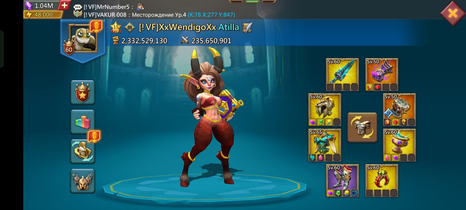 2.3b Kale, Elit, T5, Slot 5, Mühür 90, Hissr Bitik, 750+ SLDLÇ, 9 Gold- 6 Mor Hero, Tavsan 3, 1.08m MÜCEVHER, 4.7-22-22-22-18B RSS... 4400 TL...