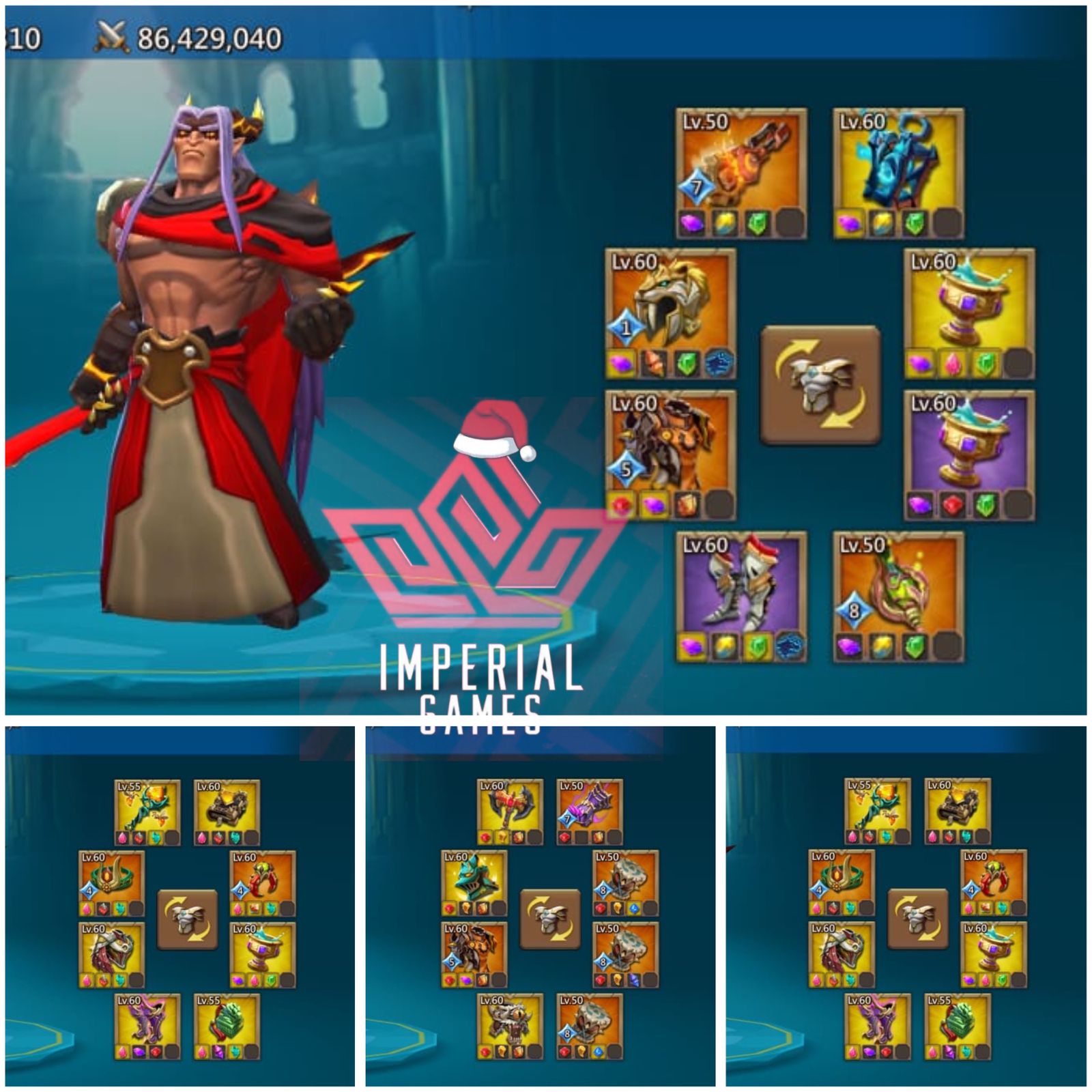 _*RL SET LINDOS*_

Bônus:
Inf:810%
Ark:811%
Cav:803%

> bolsa recheada
> T5
> Elite
> 35M de tropas 

Entrada: 849,99

Fotos:
https://photos.app.goo.gl/C5WhgyfupcZk2ssr7