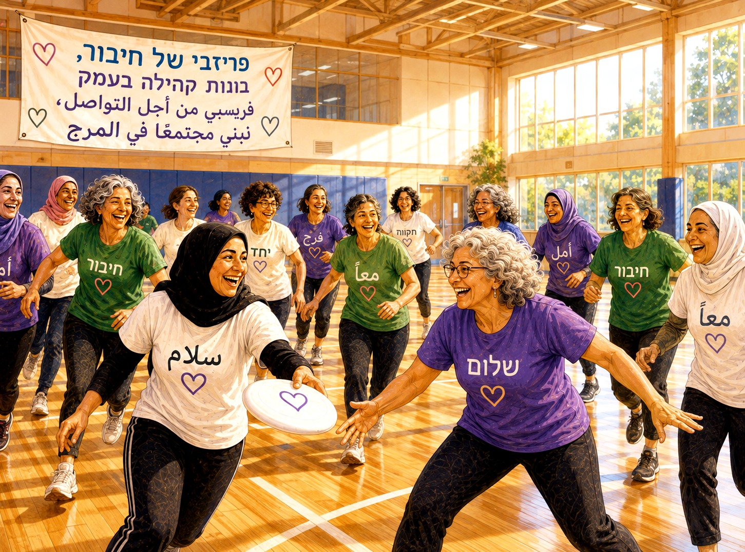 פריזבי של חיבור: קבוצת אולטימייט פריזבי לנשים